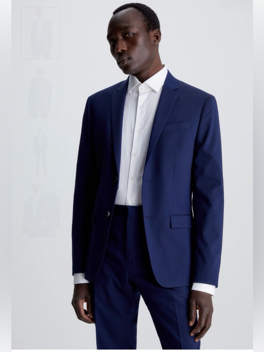 Calvin Klein Slim Fit Blue Suit Jacket